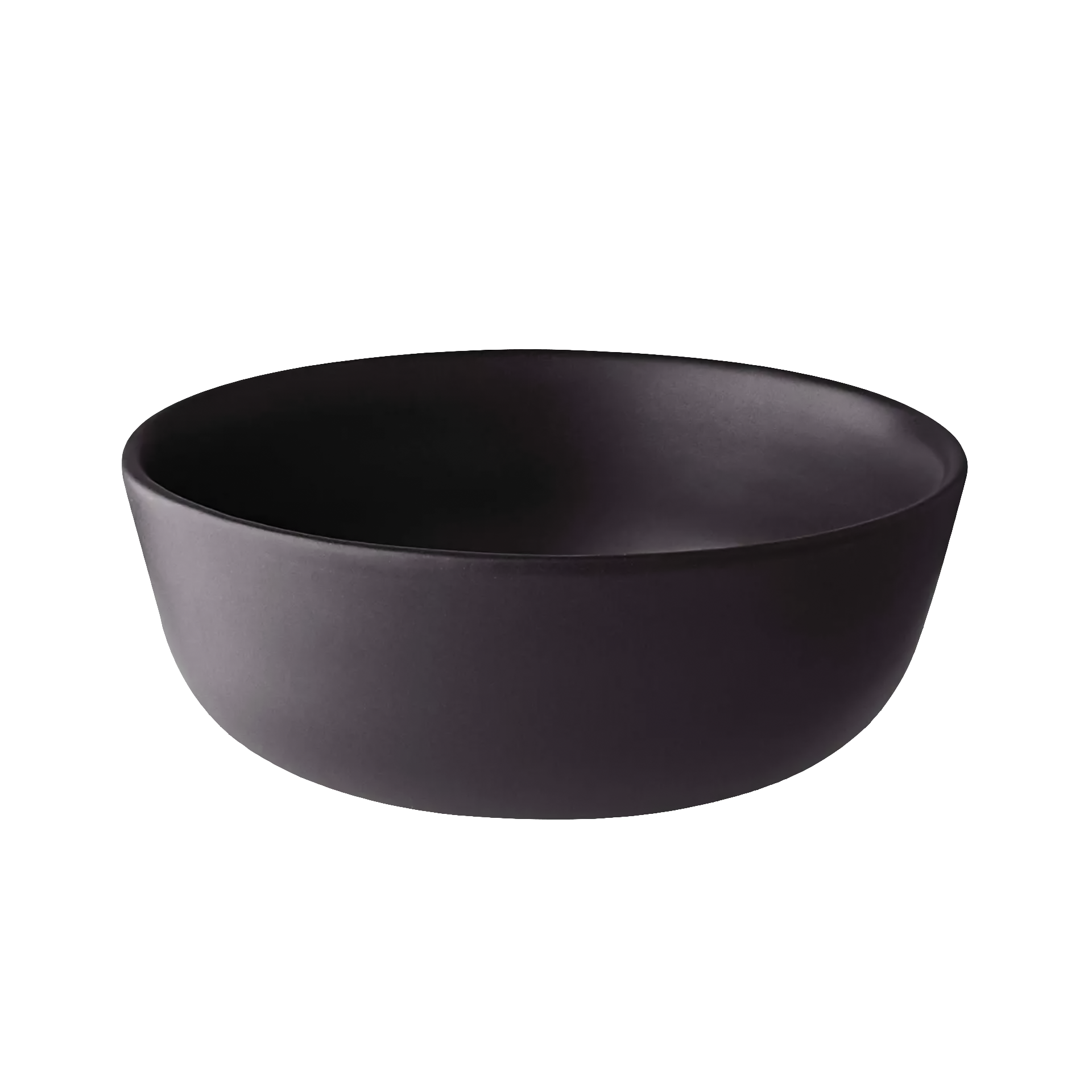 Eva Trio, Nordic Kitchen, Bowl black 0.40 l Set of 4, Schüssel, Porzellan, Lila, matt, rund