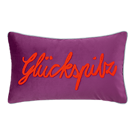 pad LETTERS Kissenbezug tutto bene Berry 45x45 cm