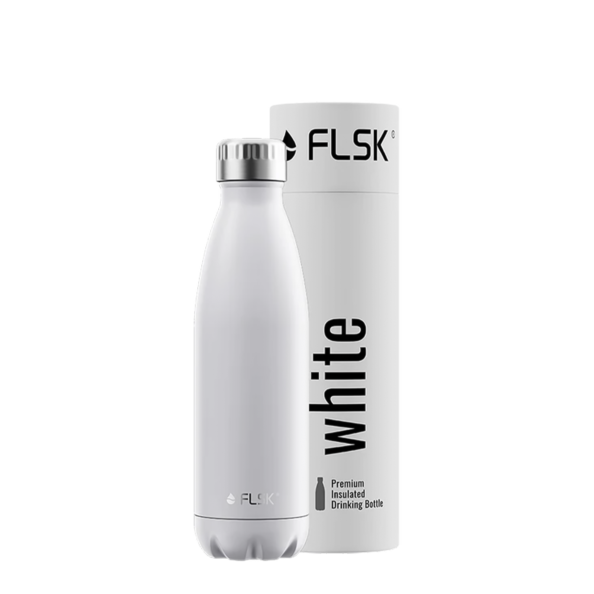 FLSK Trinkflasche Weiß 0,50 l