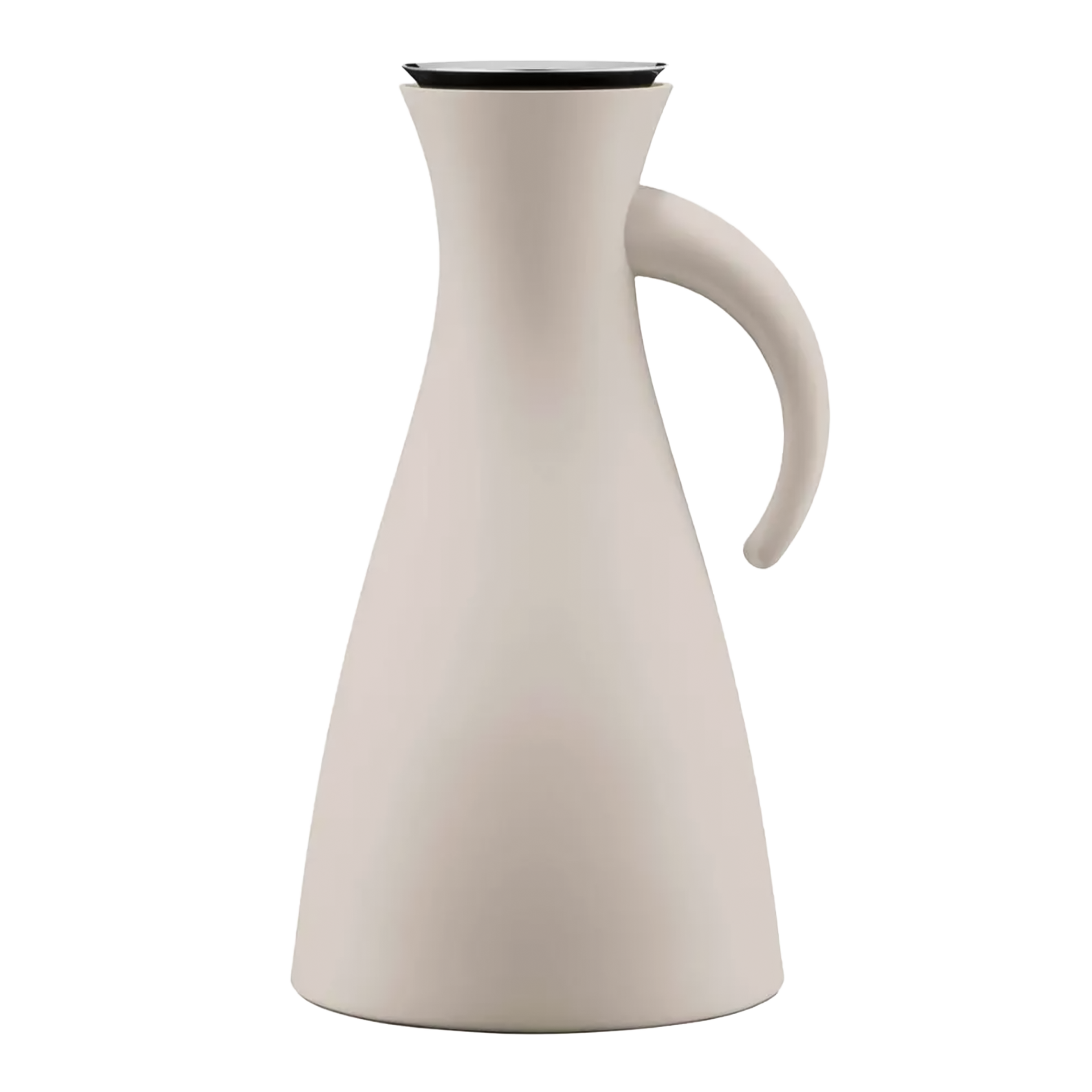 Vacuum Jug Sand 1.00 l, Karaffe, T41 Glass, Keramik, Beige, Gusselemente