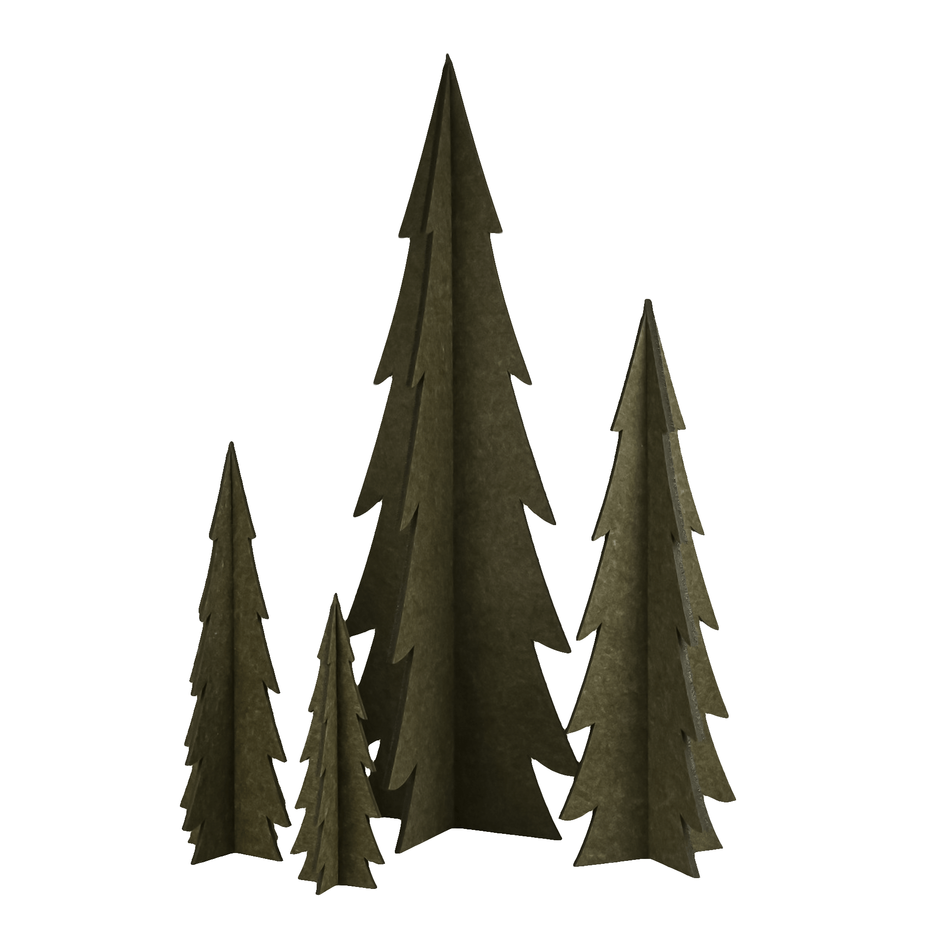 Scheulen Filztannenbaum 40 cm Dunkelgrün
