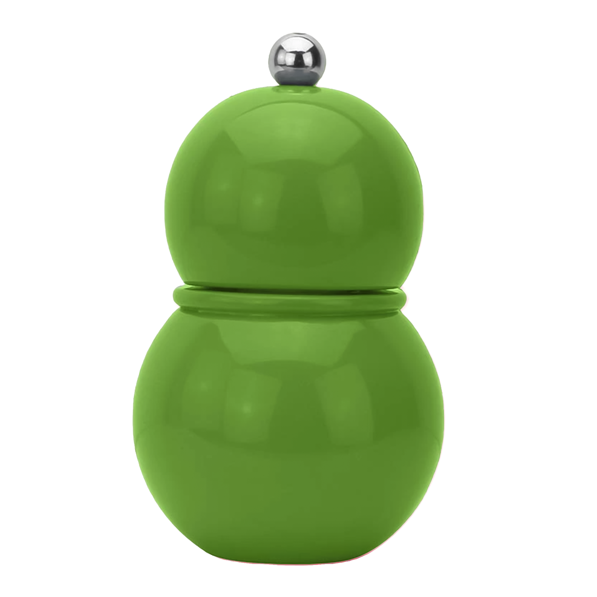 Salt- Pepper Mill racing green 12 cm, Kugel, Schneemann, Grün, Kugelbehälter, Dekoration