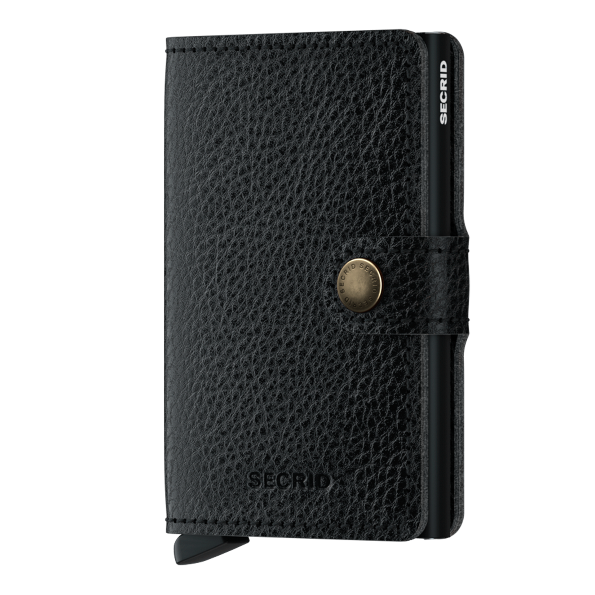 Secrid Miniwallet Veg Schwarz/Schwarz, wallet, leder, schwarz, clip, secrid