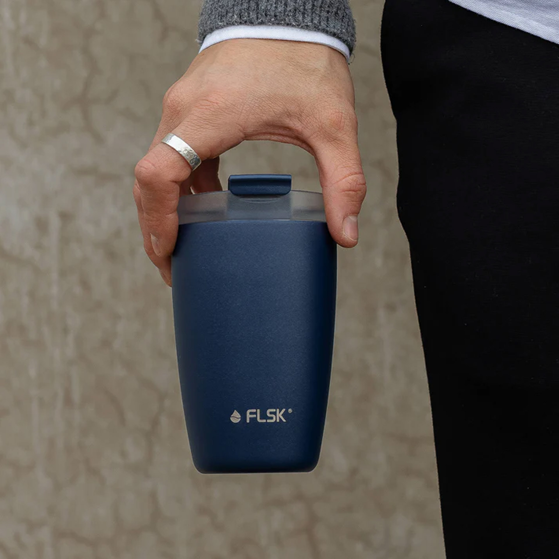 FLSK Coffee To Go Becher Midnight 0,35 l
