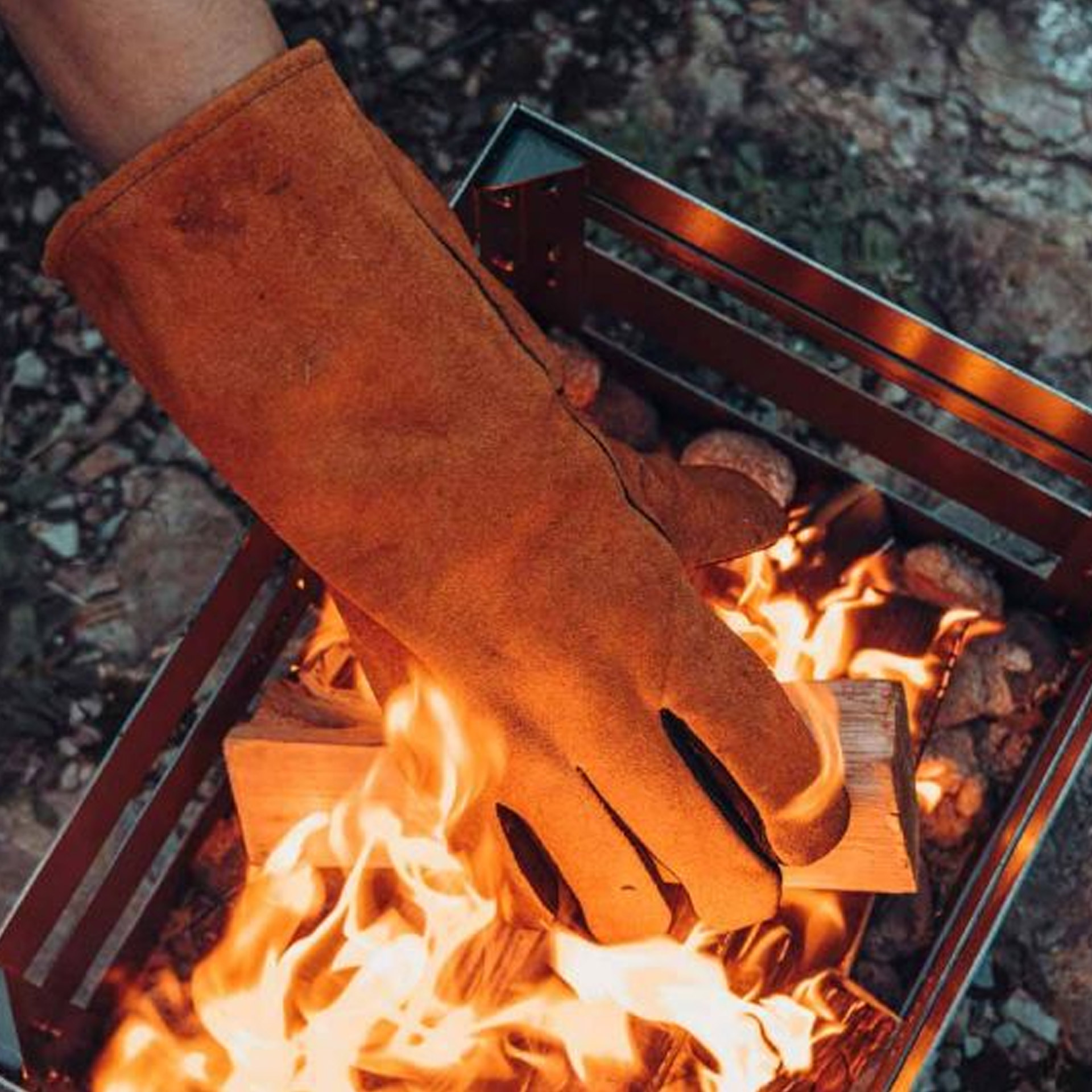 Fire Gloves Leather
