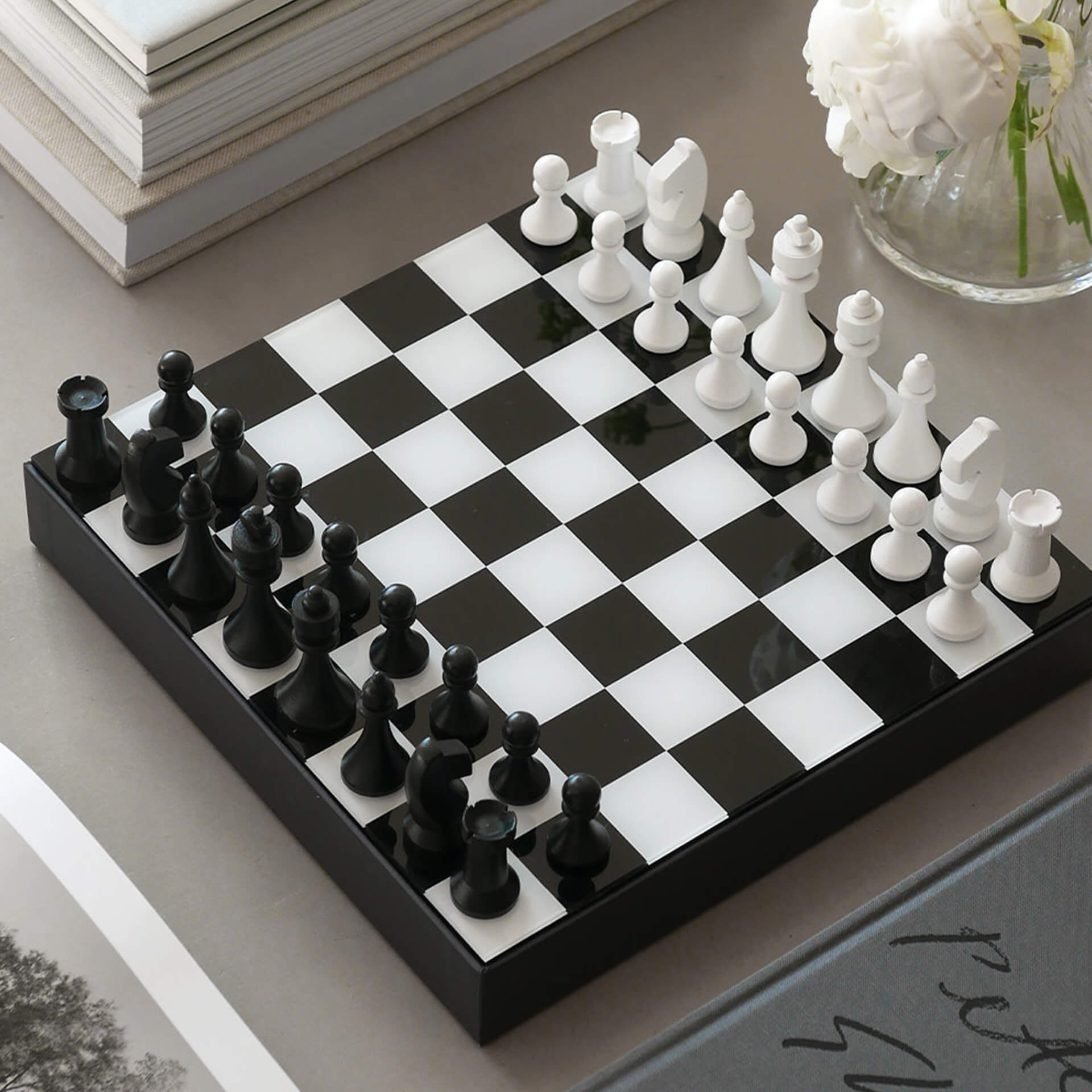PRINTWORKS Classic Chess Schwarz