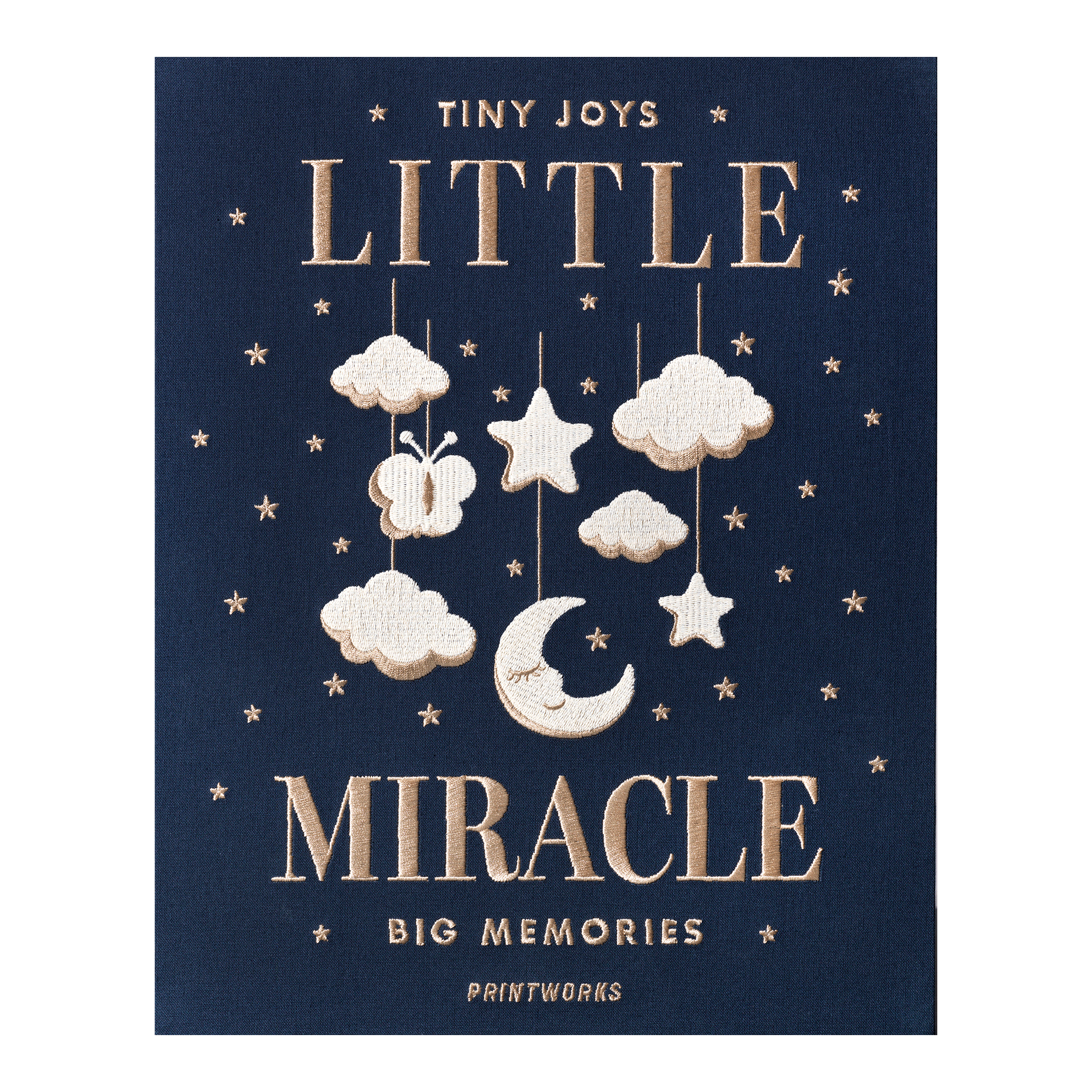 PRINTWORKS Embroidered Babyalbum Little Miracle