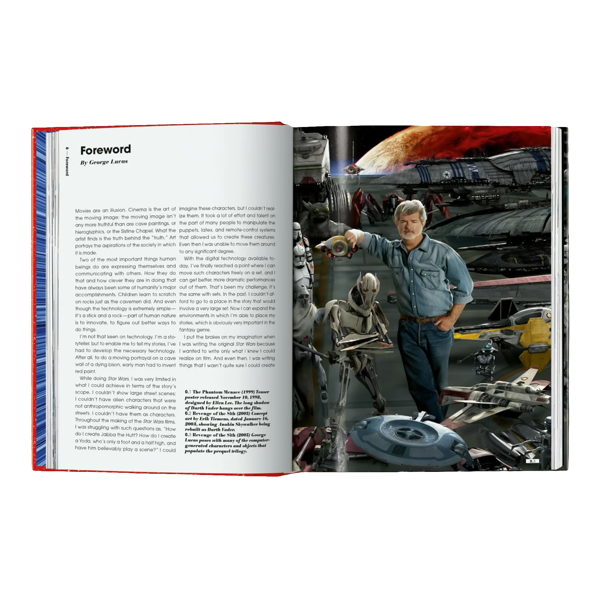 Coffee Table Book The Star Wars Archiv. 1999–2005, buch, magazin, vorwort, raumfahrt, modell