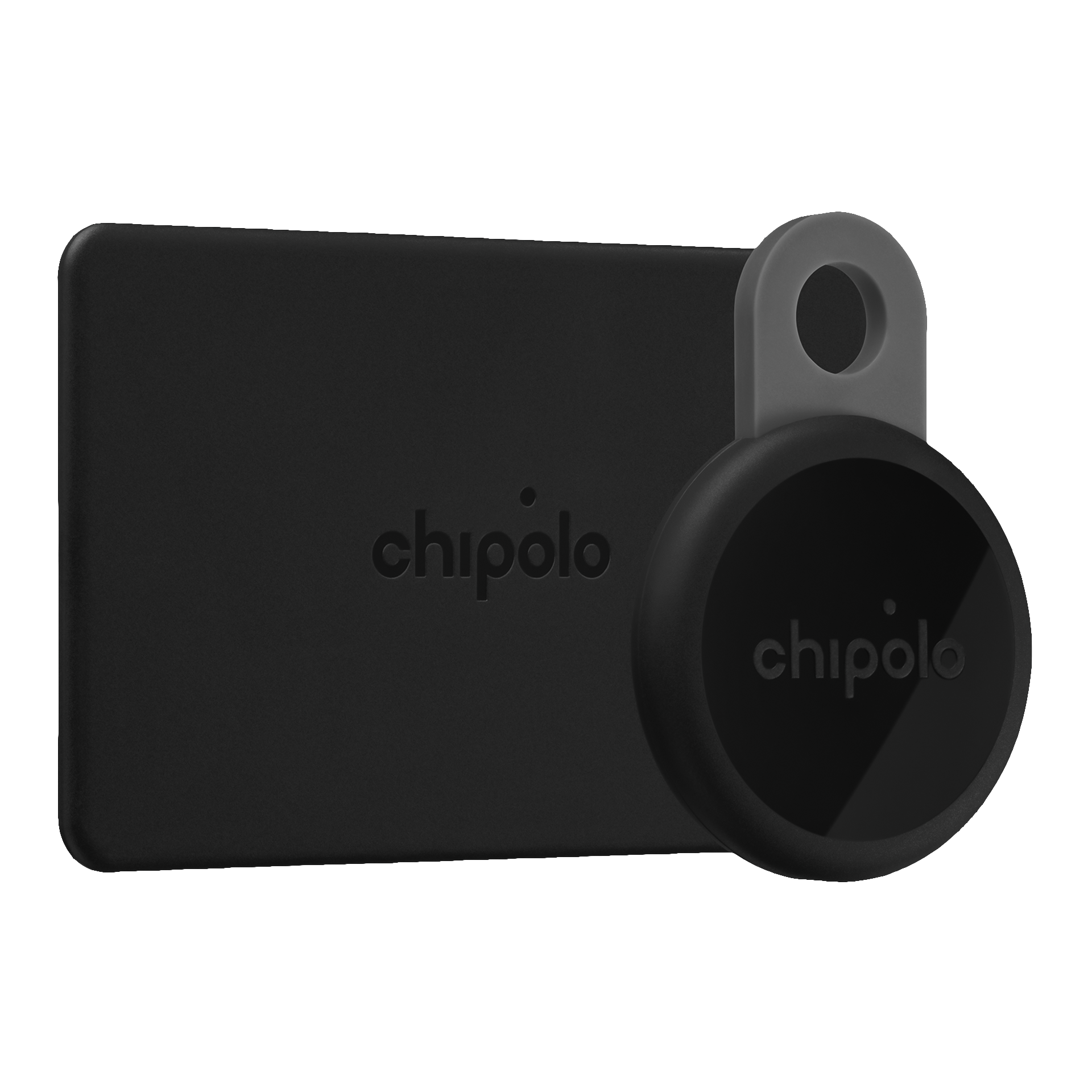 Chipolo, LOOP&CARD, Bluetooth-Tracker Bundel Charcoal, Tag, Chipolo, Schlüsselanhänger, Tracker, Bluetooth