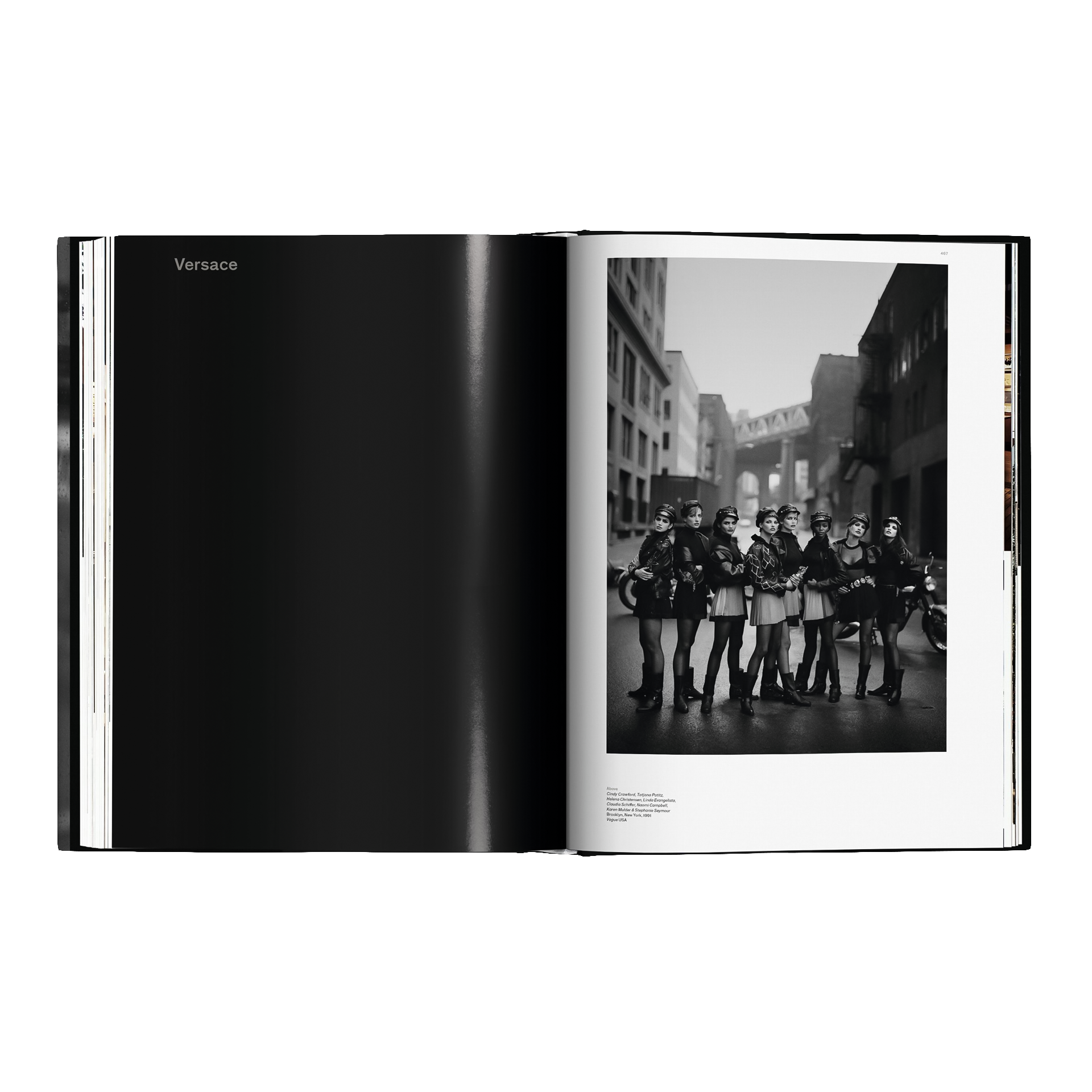 Coffee Table Book Peter Lindbergh. On Fashion Photography, Photobuch, Schwarzweiß, Personengruppe, Stadt, Mode